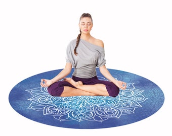 round fitness mat