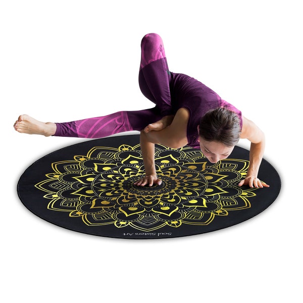 Round Yoga Mat Etsy