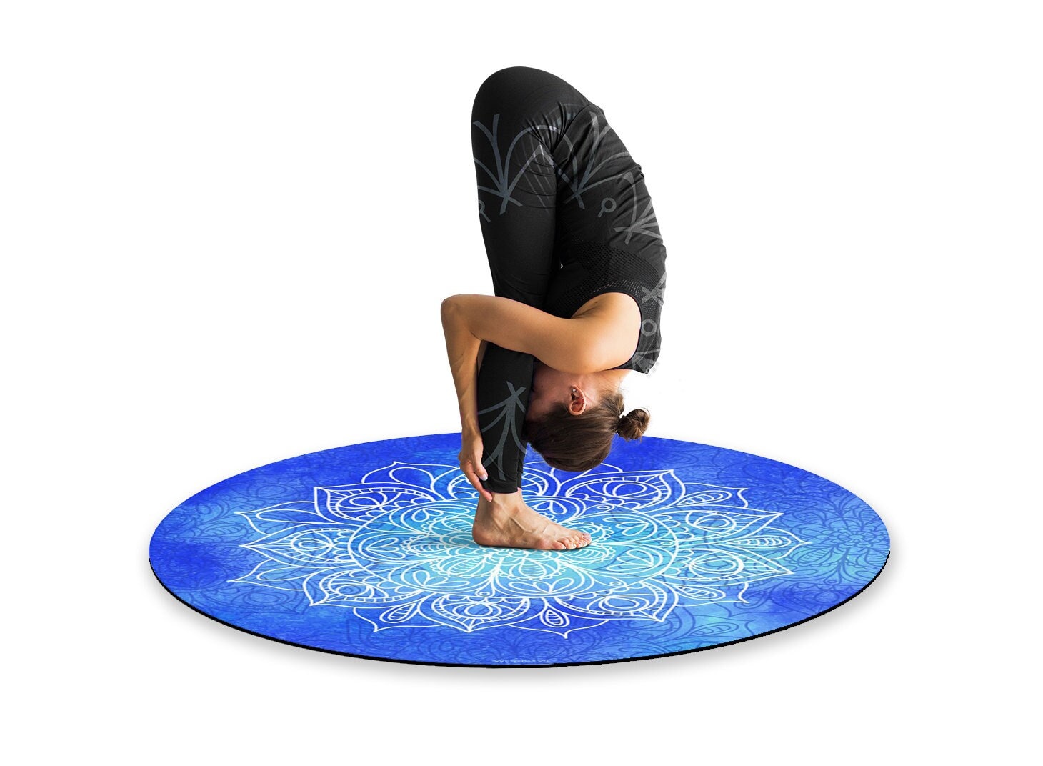 Round sales yoga mat