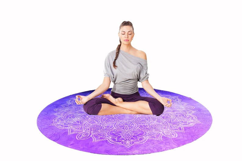 round yoga mat