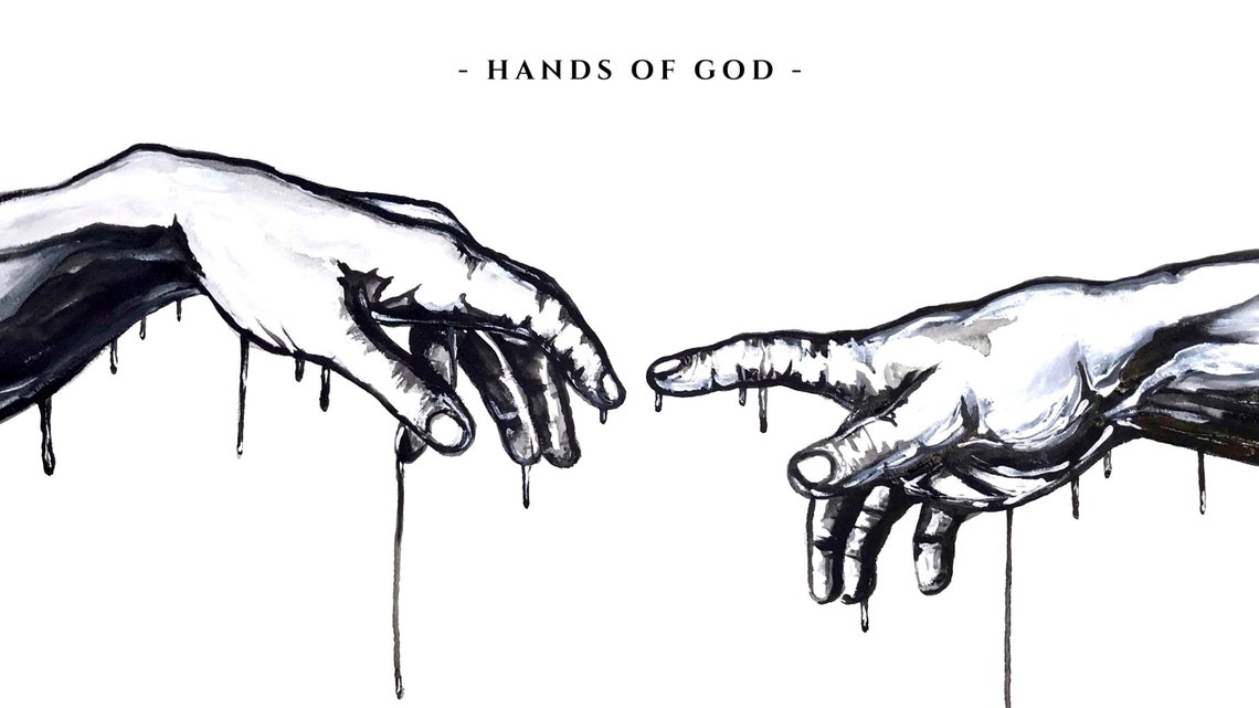 Michelangelo Hands of God and Adam, Wall Art, the Creation of Adam
