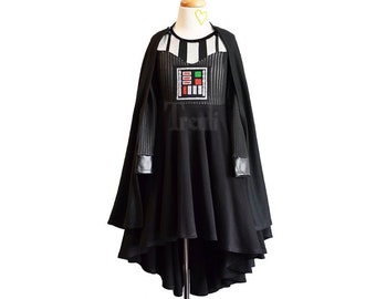 Dark Side Skater Dress-Girls