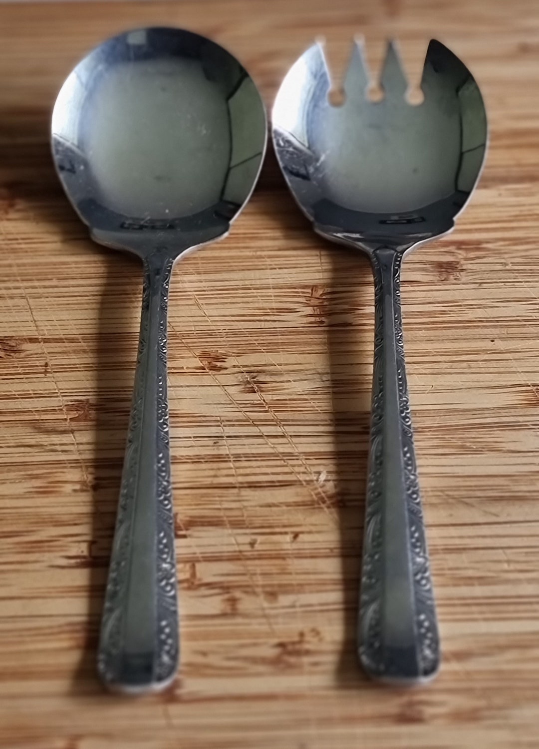 Mid Century Rodd Nemesia Salad Servers. Etsy Australia
