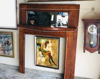 Mantel Fireplace Art Etsy