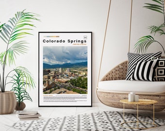 Colorado Springs Print, poster, wall art, artwork, photo, photography, cover, newspaper,america,poster,newspaper cover