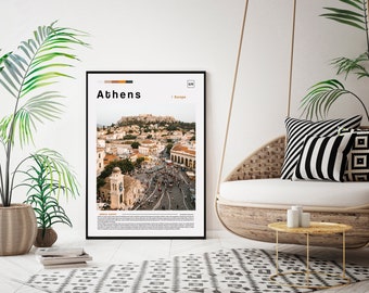 Athens Print, poster, wall art, artwork, photo, photography, cover, newspaper,america,poster,newspaper cover
