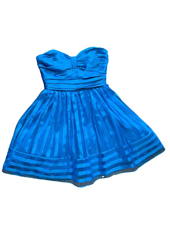 betsey johnson blue dress Y2K Princess Party Delicate florals dance across