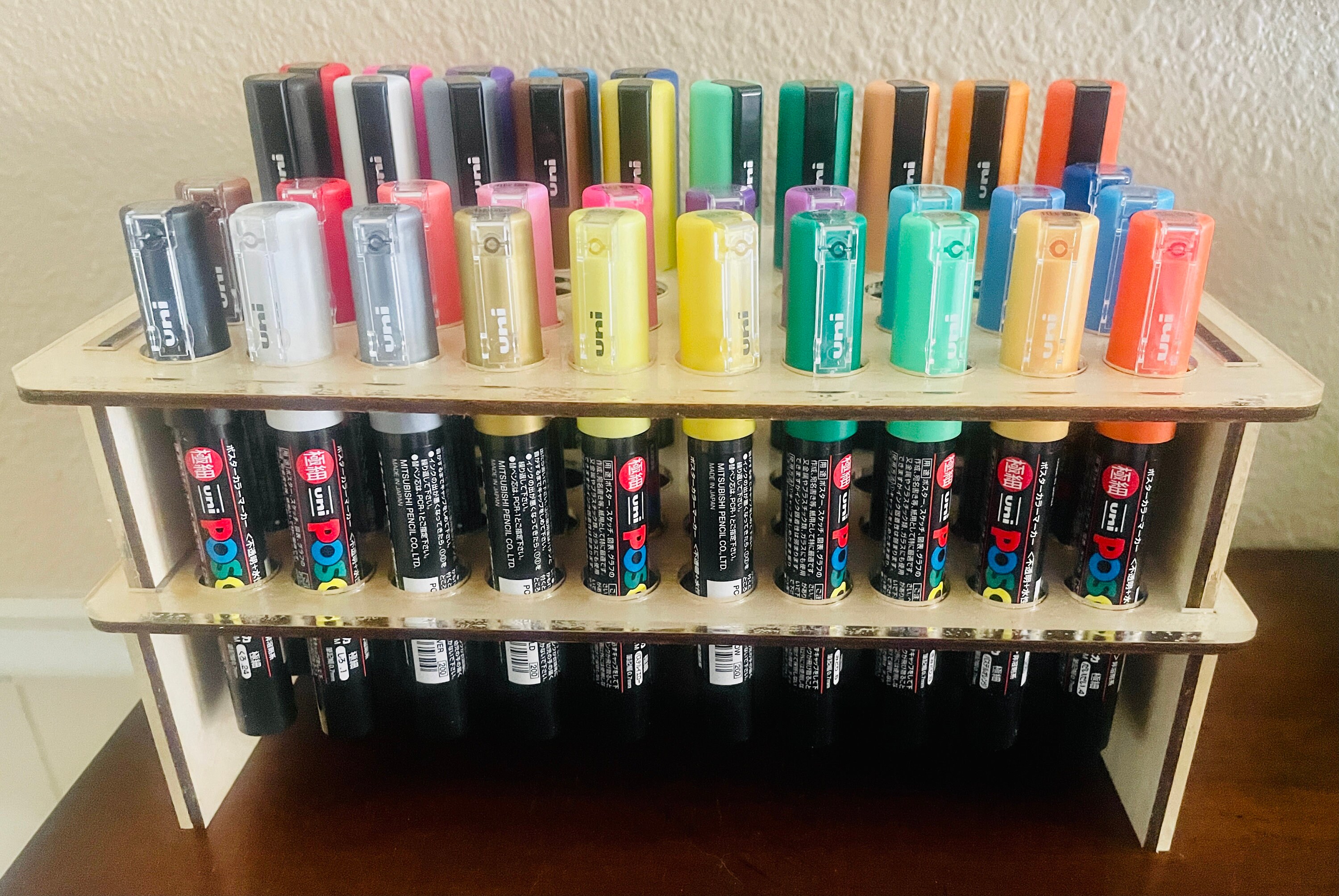 50 Paint Pen Marker Holder Stand Posca Etsy