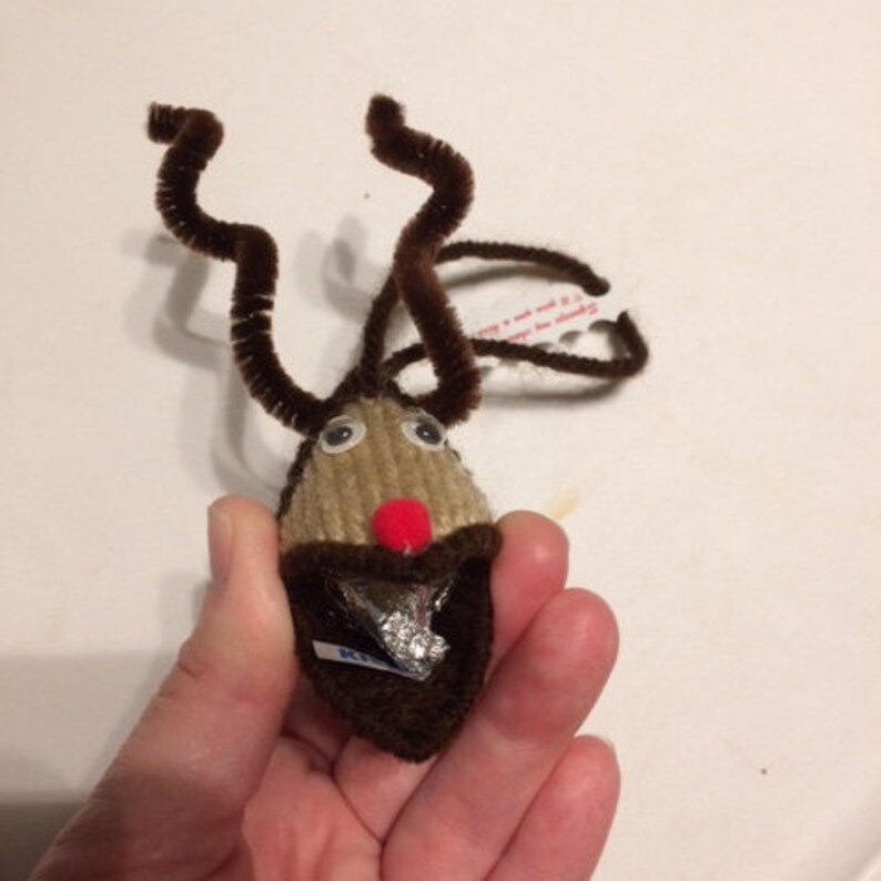 Squeeze my cheeks Santa ornament/Hershey Kiss Holder Etsy