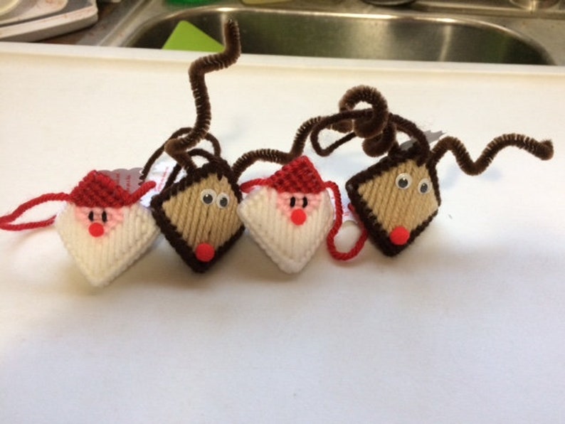 Squeeze my cheeks Santa ornament/Hershey Kiss Holder Etsy