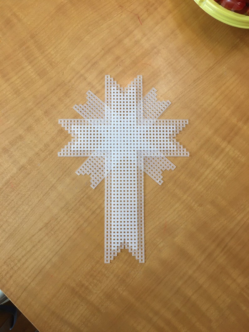 Precut Plastic Canvas Cross Set for a Three Dimensional Cross. Etsy