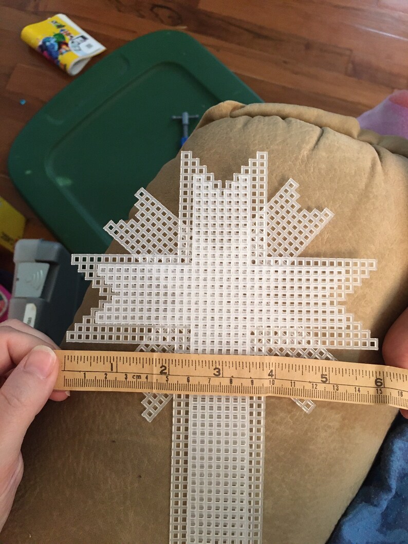 Precut Plastic Canvas Cross set for a three dimensional Etsy