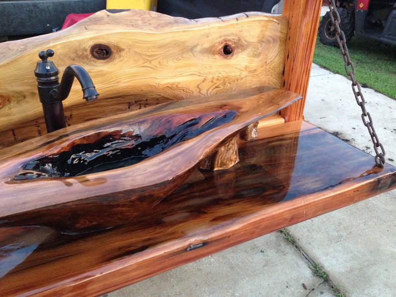 Sinker Cypress Burl Sink Etsy