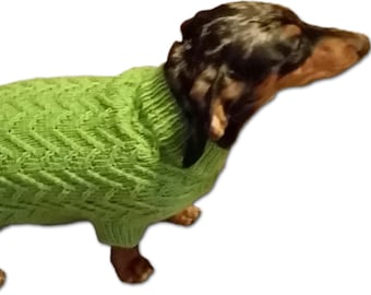 Chevron Dog Sweater Pattern