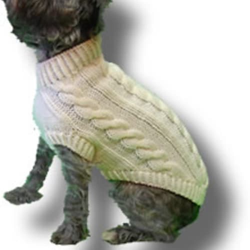 4 Cable Dog Sweater Pattern - Etsy