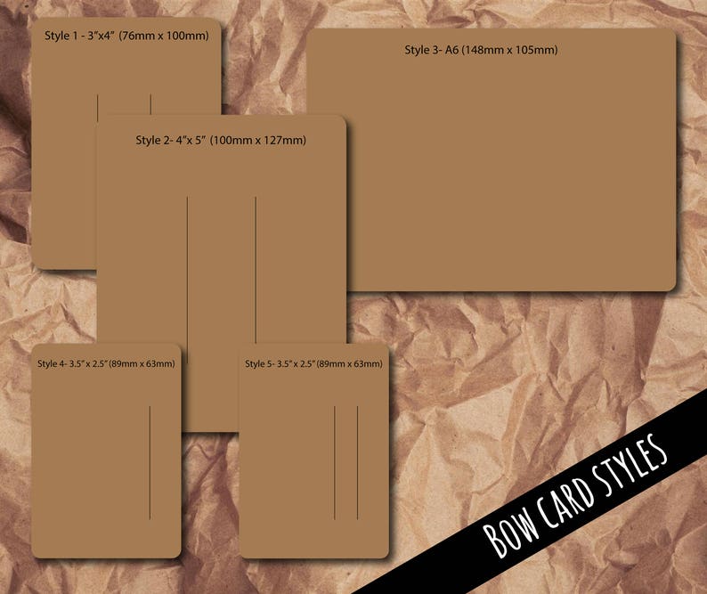 Hair Bow Display Card Custom Bow Backing Cards. For Bows Etsy