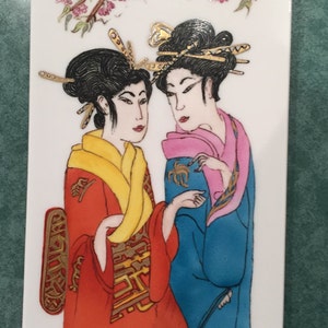 Hand Painted Porcelain Sushi  Serving Plate