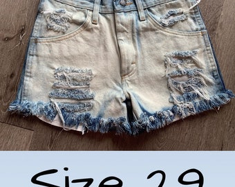 Distress Daisy Dukes - Etsy