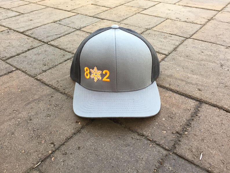 Area code art 802 area code trucker hat snapback etsy