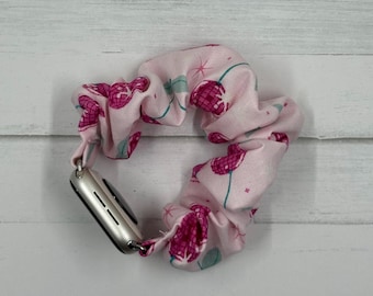 Disco Cherry Chunkie Scrunchie Band | Apple Watch or Galaxy Watch