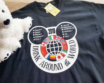 disney drinking around the world shirt