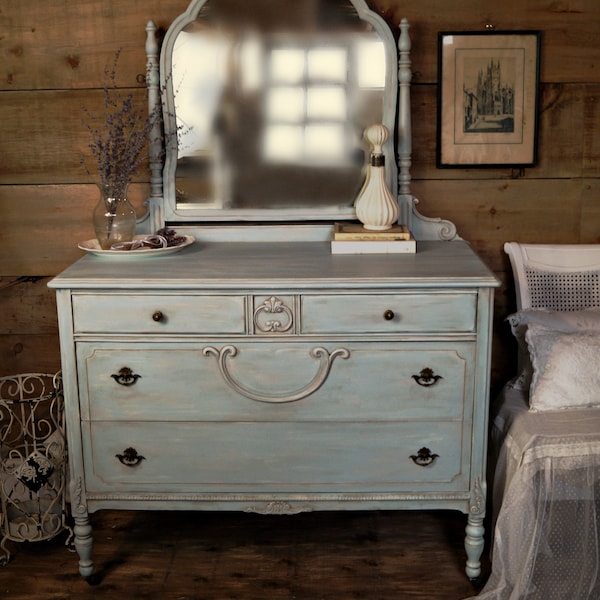 Custom order for Joanne M. | antique dresser with mirror