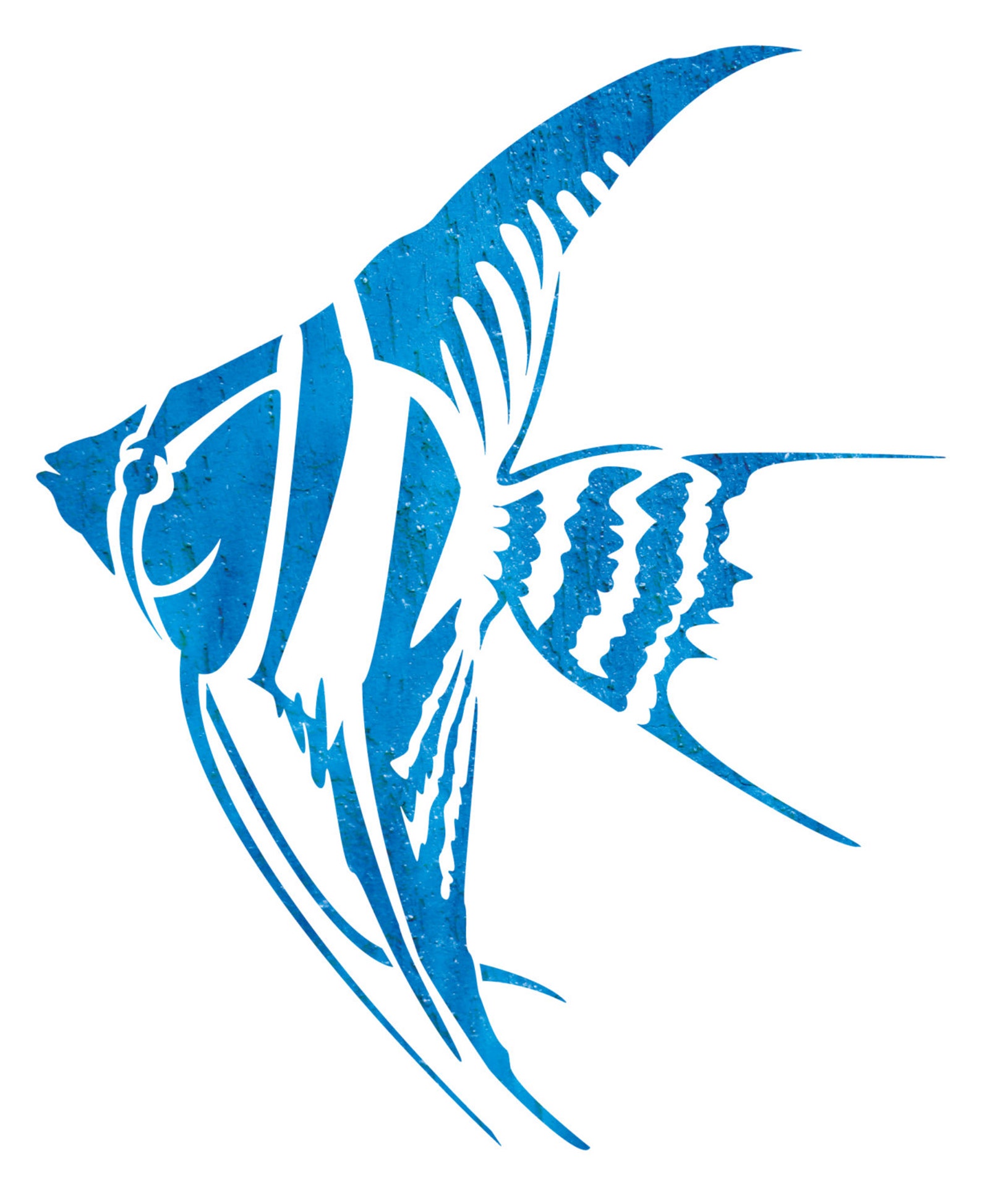Angelfish Stencil - Etsy