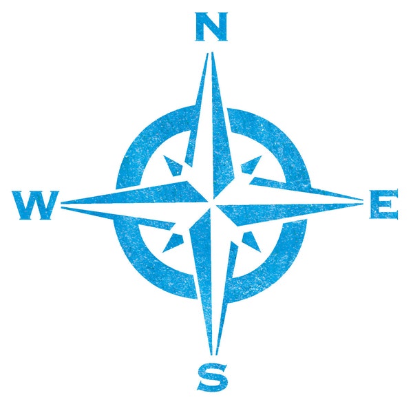 Compass Rose Stencil