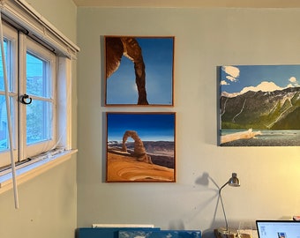 Delicate Arch (pair) - Original Oil Paintings
