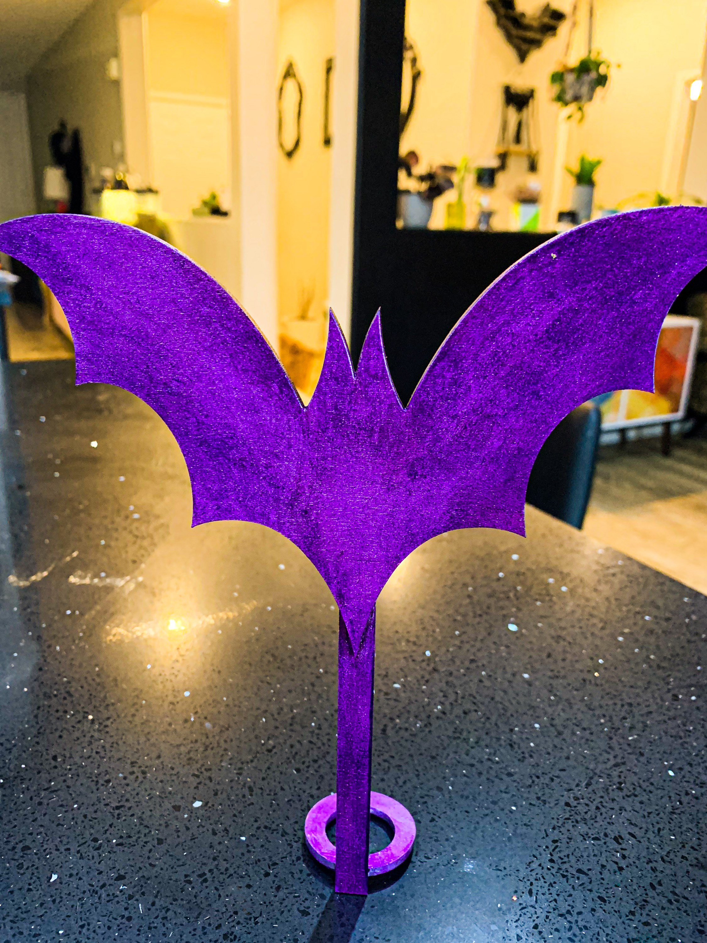 Bat Gothic Christmas Tree Topper Spooky Tree Supernatural Etsy