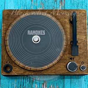 Retro Record Player, Coaster Set With Holder, Unique Coasters, Musician Gifts, Band Gifts, Unique Gift For Him, Record Coasters, Cool Gifts