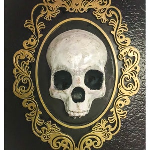 Gothic Wall Decor, Skull Decoration, Gothic Home Decor, Victorian Decor, Gothic Gift Ideas, Skull Gifts For Him, Gothic Birthday Gift, Skull