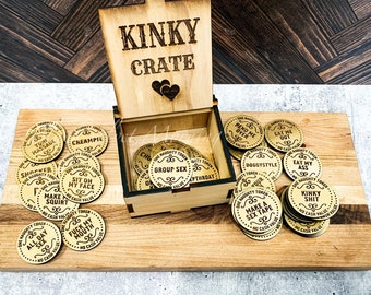 Jetons coquins, jeu échangiste, jetons sexuels, cadeau EVJF, cadeau Saint-Valentin couple, cadeau d'anniversaire, jeux pour adultes, cadeau mari, cadeau sexy