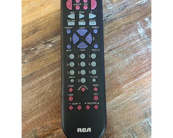 Mando a distancia universal original RCA para TV y VCR, modelo C504MV (vintage).