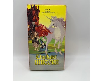 Ostatni jednorożec VHS 1988 ITC J2 Communications Jeff Bridges, Mia Farrow - Anime