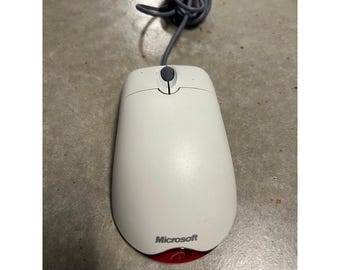 Microsoft optische muis met wiel - vintage - bedraad (USB) - Y2K - 2000 - gaming