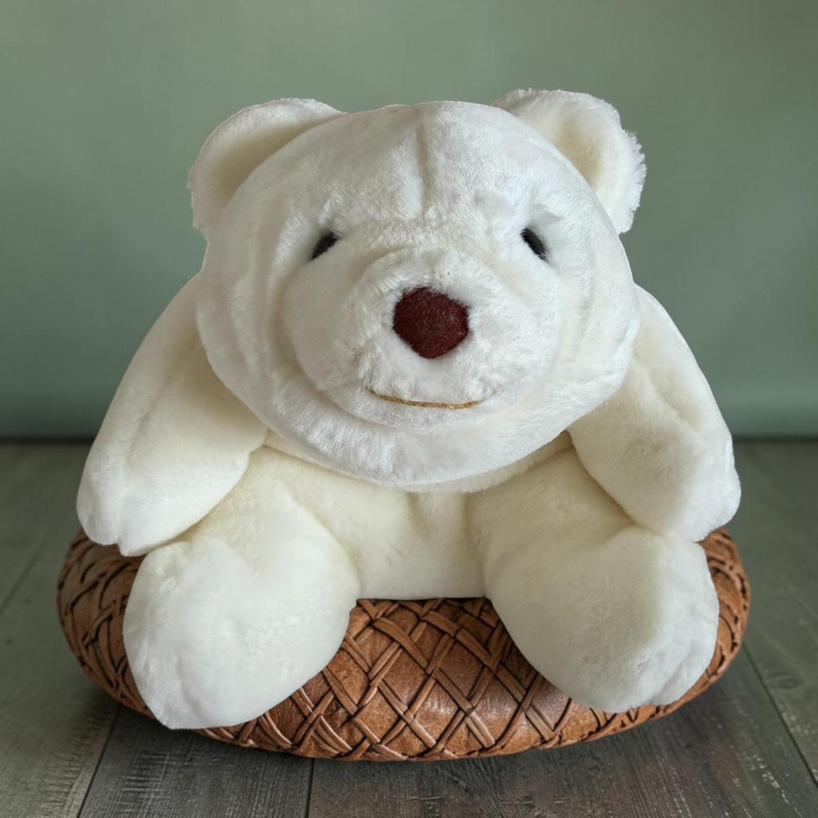 Vintage Gund White Teddy Bears - Etsy