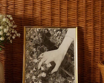 Precioso marco de fotos dorado/con acabado dorado - 8x10