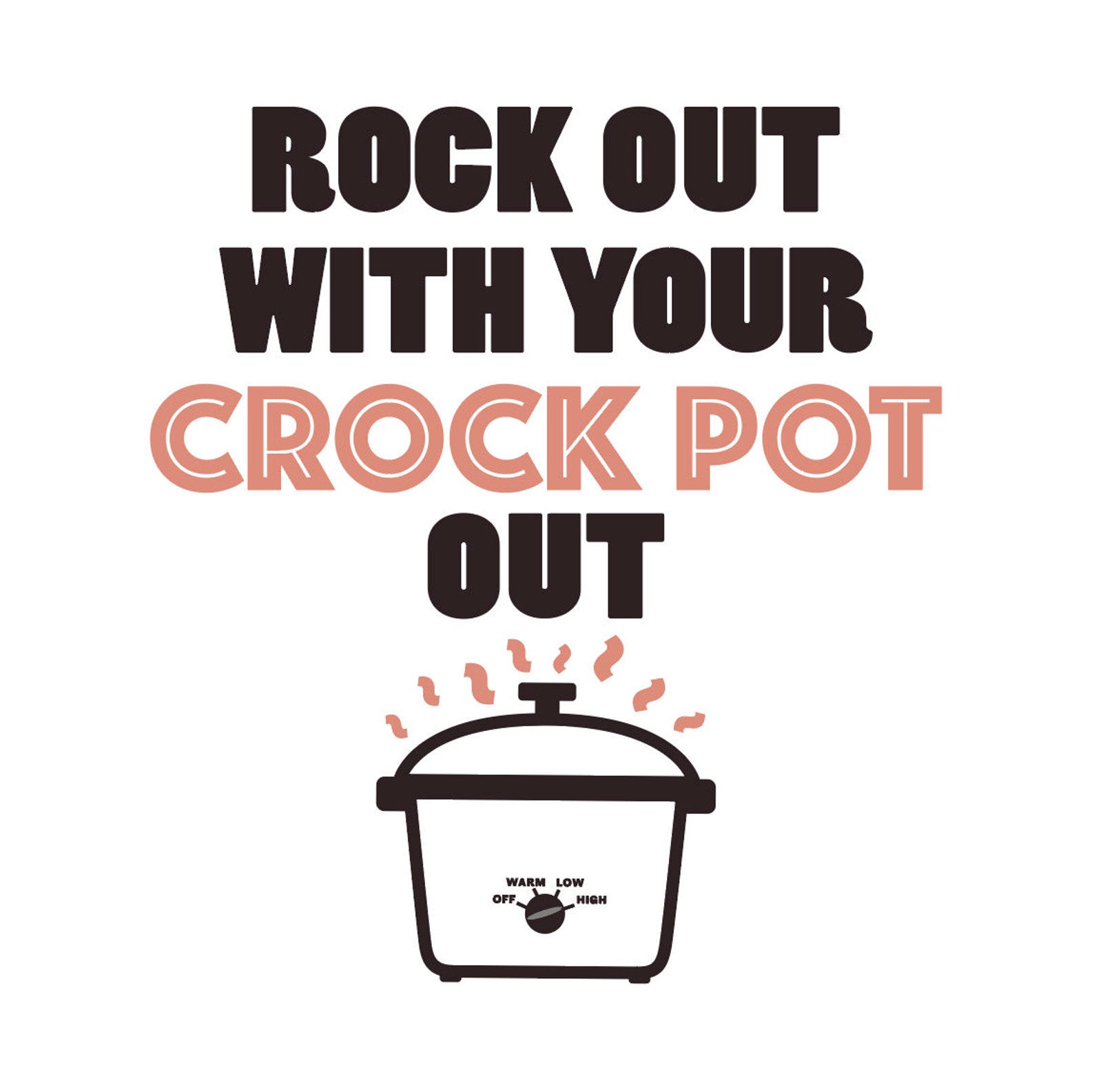 Crock Pot SVG Cricut Descargas Camiseta de Acción de Etsy