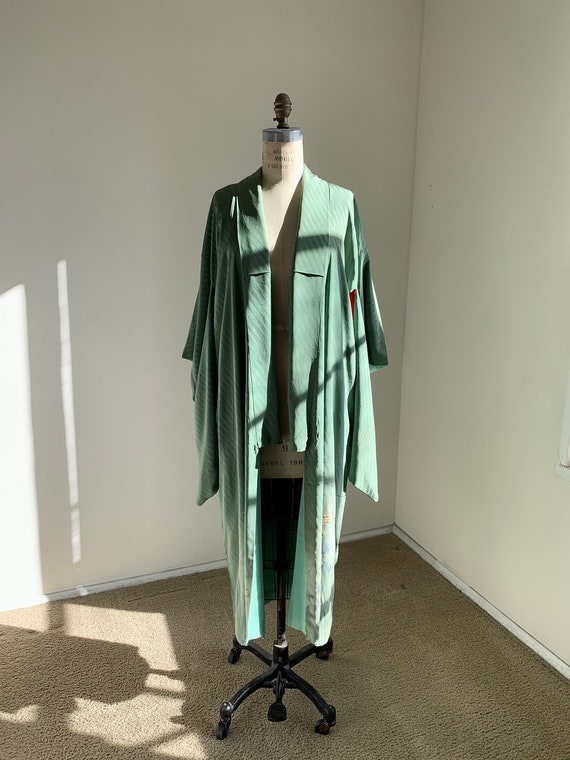 Antique 1920s Japanese silk Irotomesode kimono | G