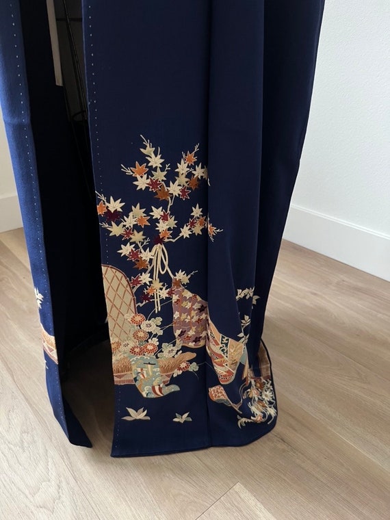 Antique 1930s Japanese silk Irotomesode kimono | … - image 4
