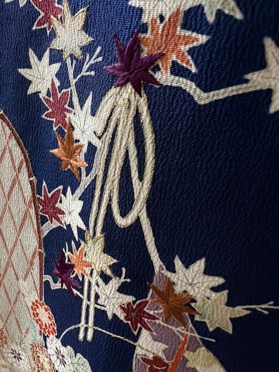 Antique 1930s Japanese silk Irotomesode kimono | … - image 5