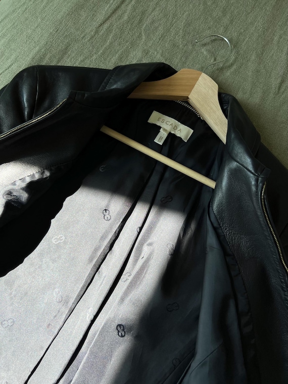ヴィンテージ エスカーダ ブラック ラムレザー ジャケット