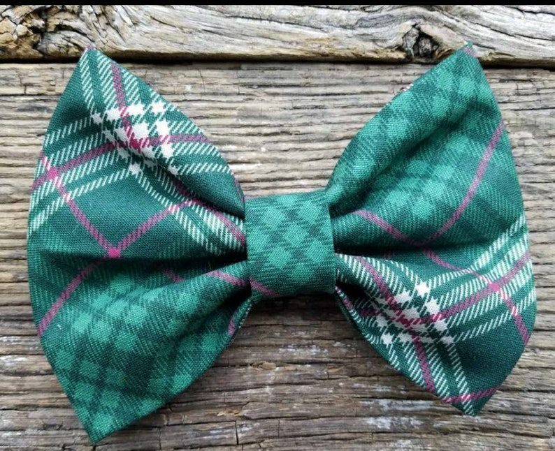 bowties Christmas plaid Dog bowtie collection 6 pack