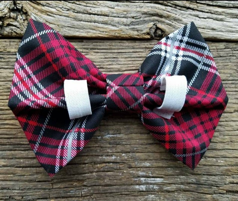 bowties Christmas plaid Dog bowtie collection 6 pack