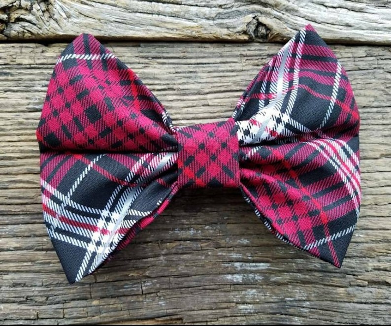 bowties Christmas plaid Dog bowtie collection 6 pack