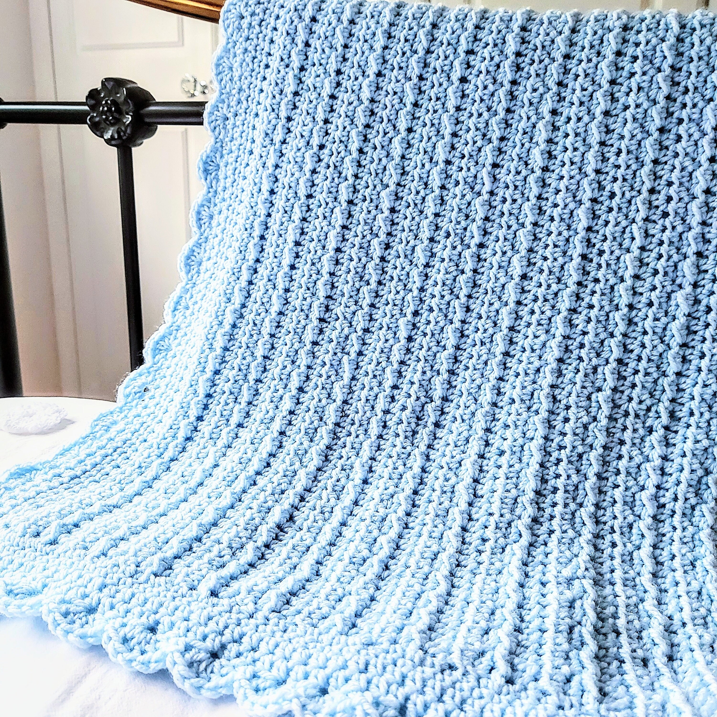 39 Beautiful Crochet Baby Blanket Patterns You Must See, From Easy Textures to Heirloom... 7 Baby Blanket Crochet Pattern-Aran Weight Baby