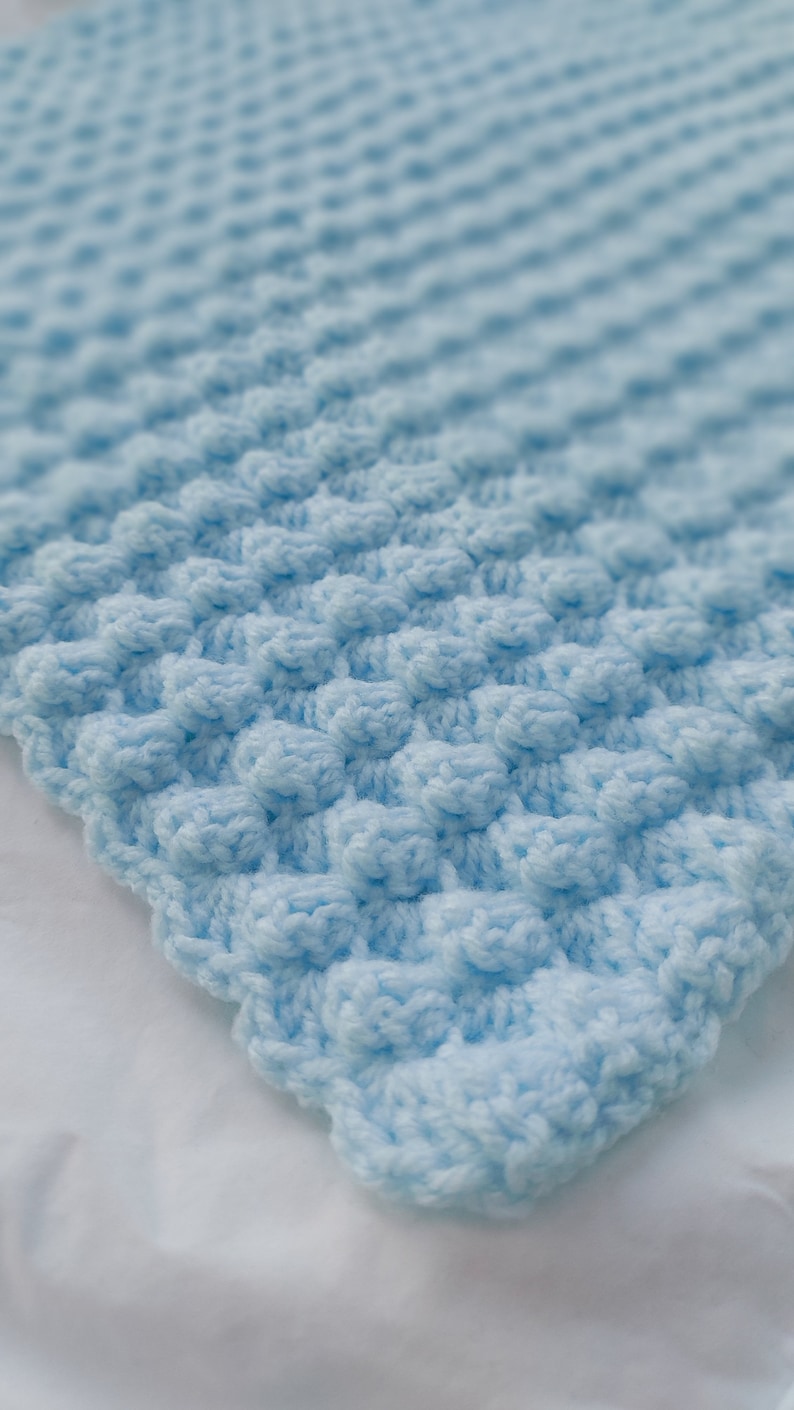Cosy Aran Baby Blanket Crochet Patterninstant PDF Downloadeasy