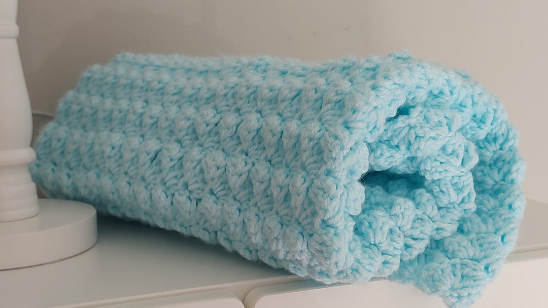 Aran Baby Blanket Crochet Patternboy or Girlpdf Instant Downloadeasy