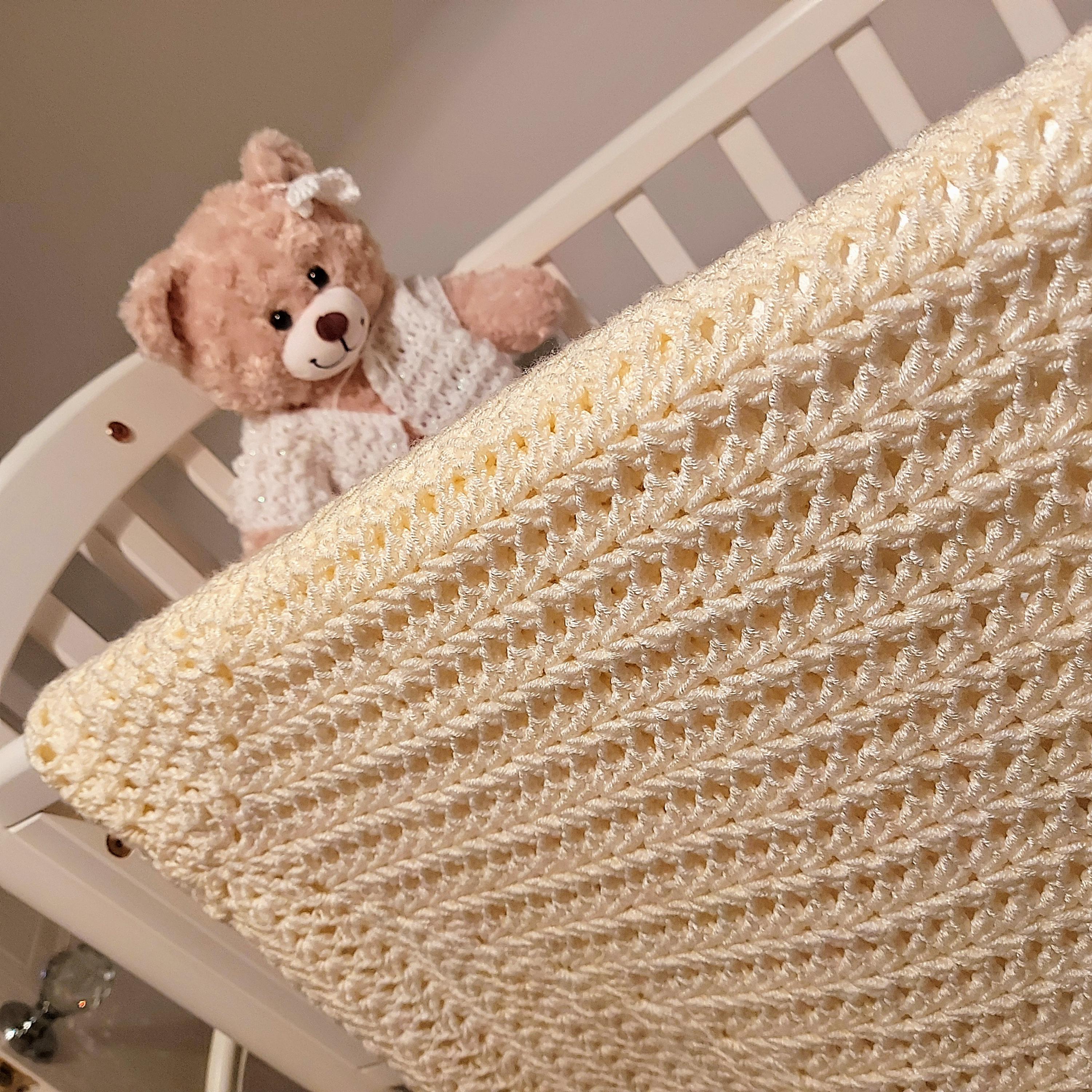 April Flowers Baby Blanket Info - K.A.M.E. Crochet - Foto 8